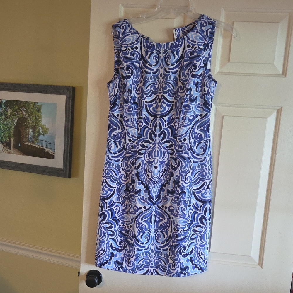 AGB Blue and White Mini Dress